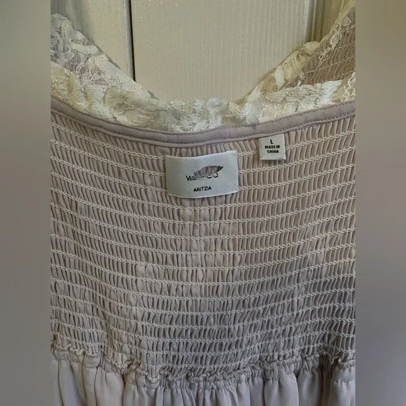 New Aritzia Wilfred Tuberose Dress Lace tiered midi dress - Picture 10 of 11